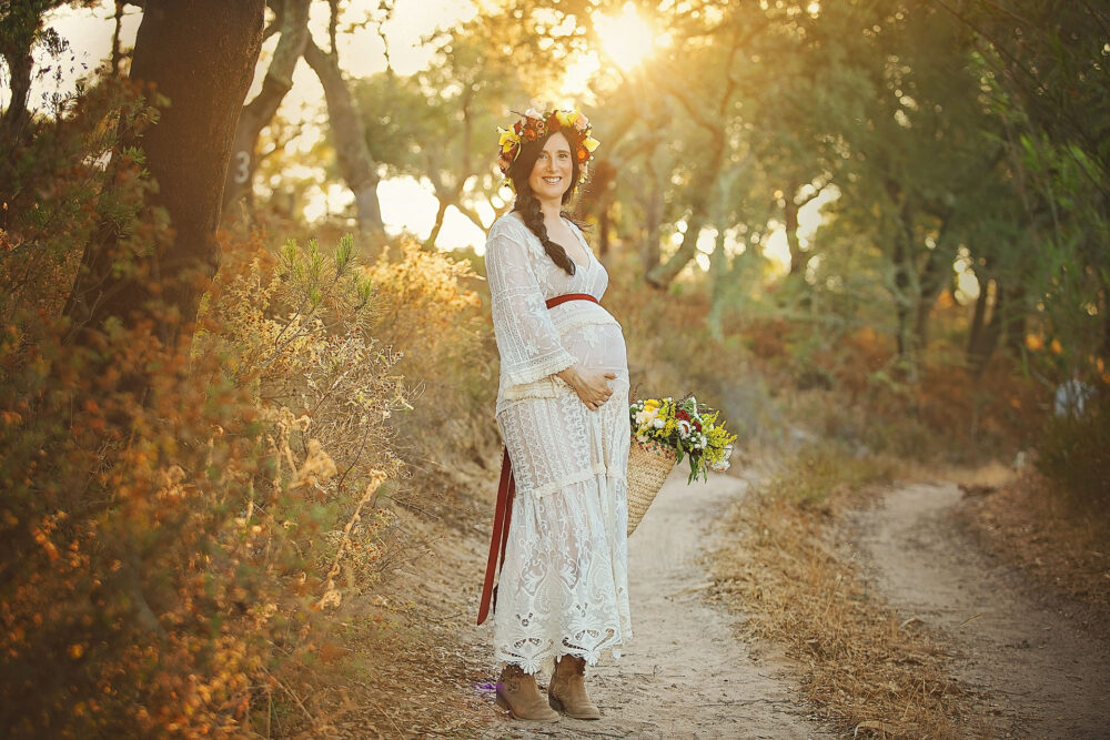 A maternity photoshoot in sunny Portugal